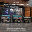 Generador híbrido de gasolina y gas "Könner & Söhnen" KS 2900G thumbnail
