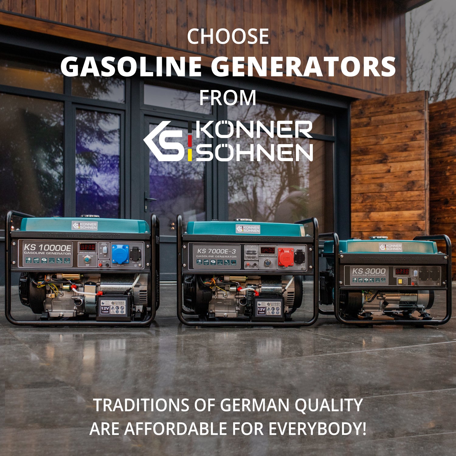 Generador de gasolina "Könner & Söhnen" KS 2900