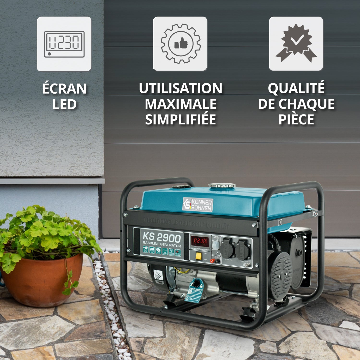 Groupe électrogène à essence "Könner & Söhnen" KS 2900