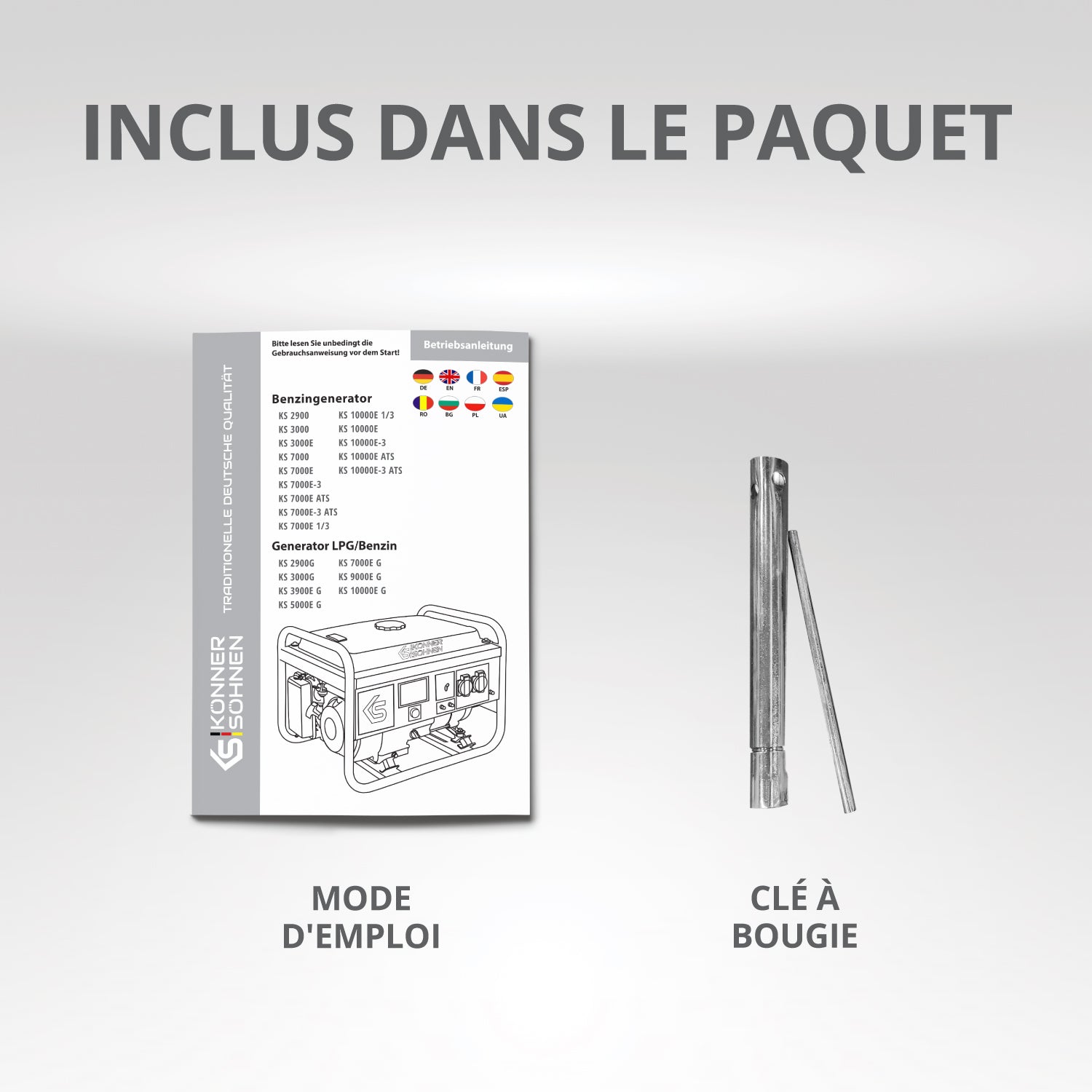 Groupe électrogène à essence "Könner & Söhnen" KS 2900