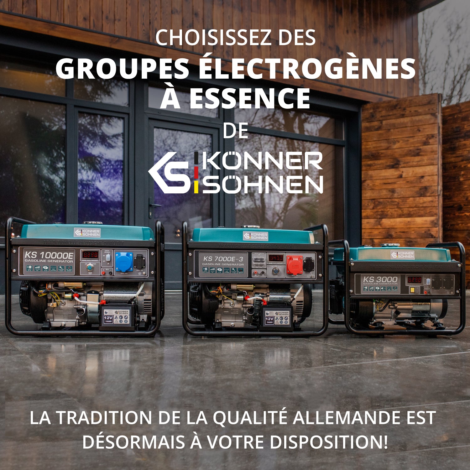 Groupe électrogène à essence "Könner & Söhnen" KS 2900