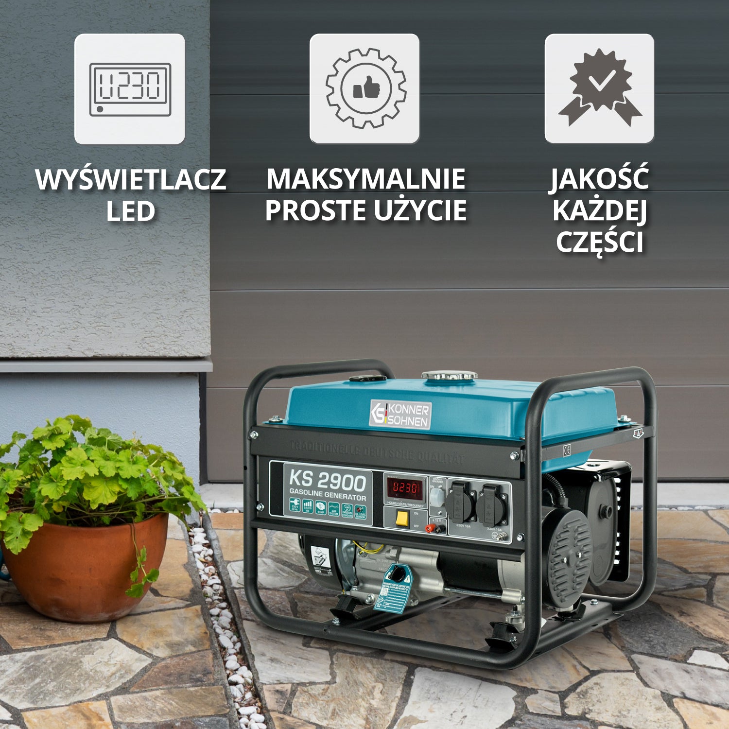 Generator benzynowy „Könner & Söhnen” KS 2900
