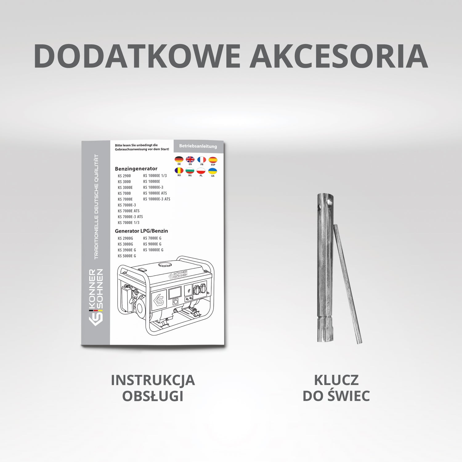Generator benzynowy „Könner & Söhnen” KS 2900
