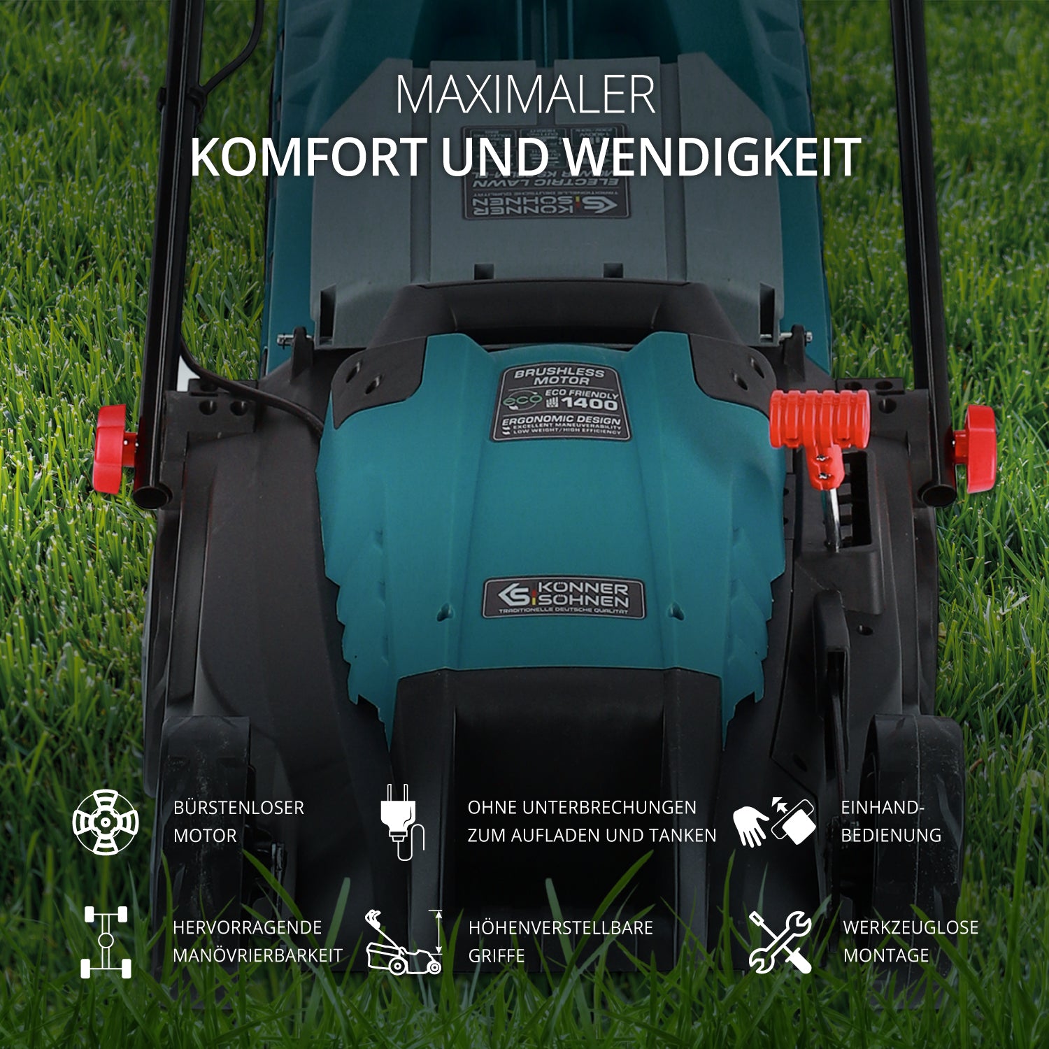 Elektrisk plæneklipper KS 38LM-BL