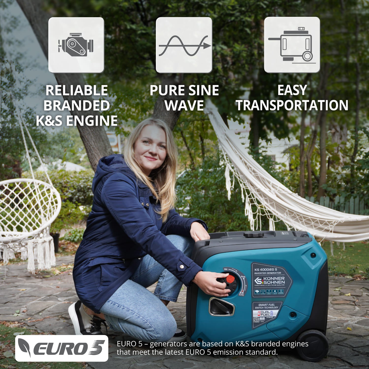 Μετατροπέας γεννήτριας LPG/βενζίνης KS 4000iEG S