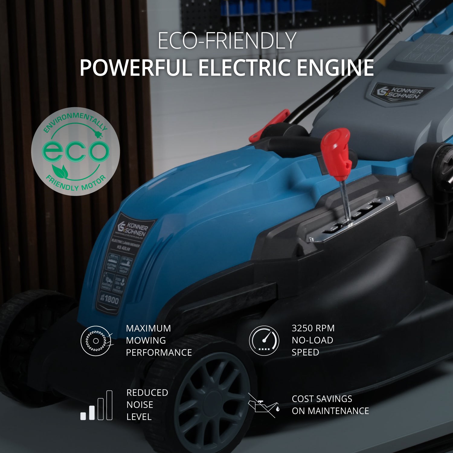 Elektrisk plæneklipper KS 42LM