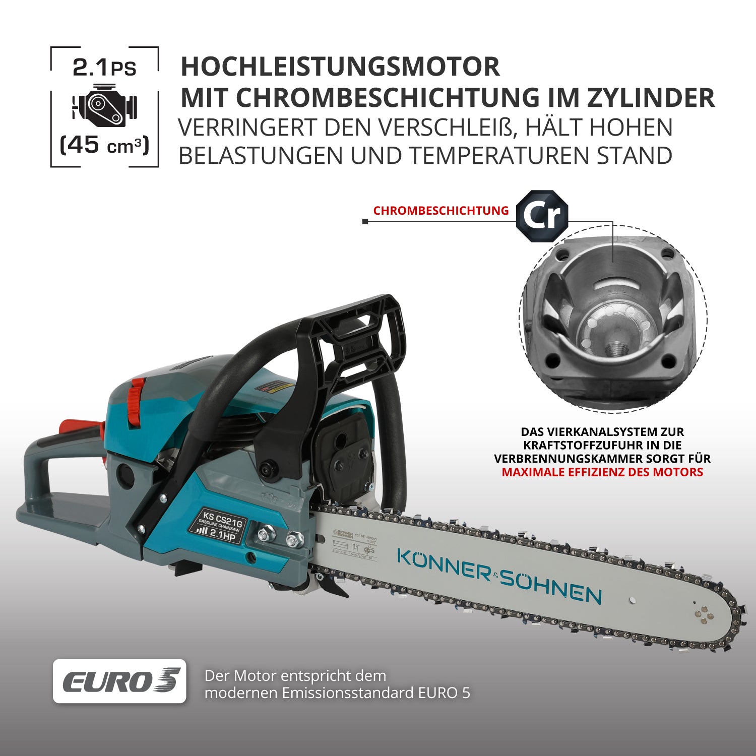 Benzinska motorna testera KS CS21G-16