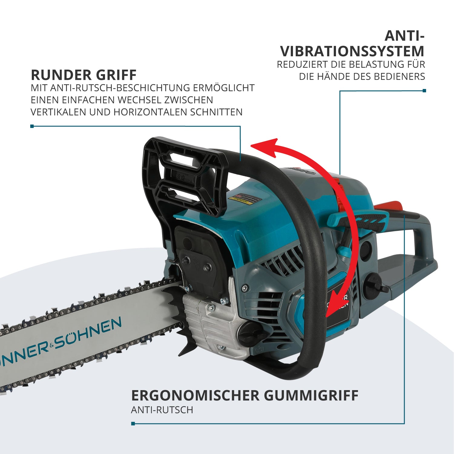 Benzinska motorna testera KS CS21G-16