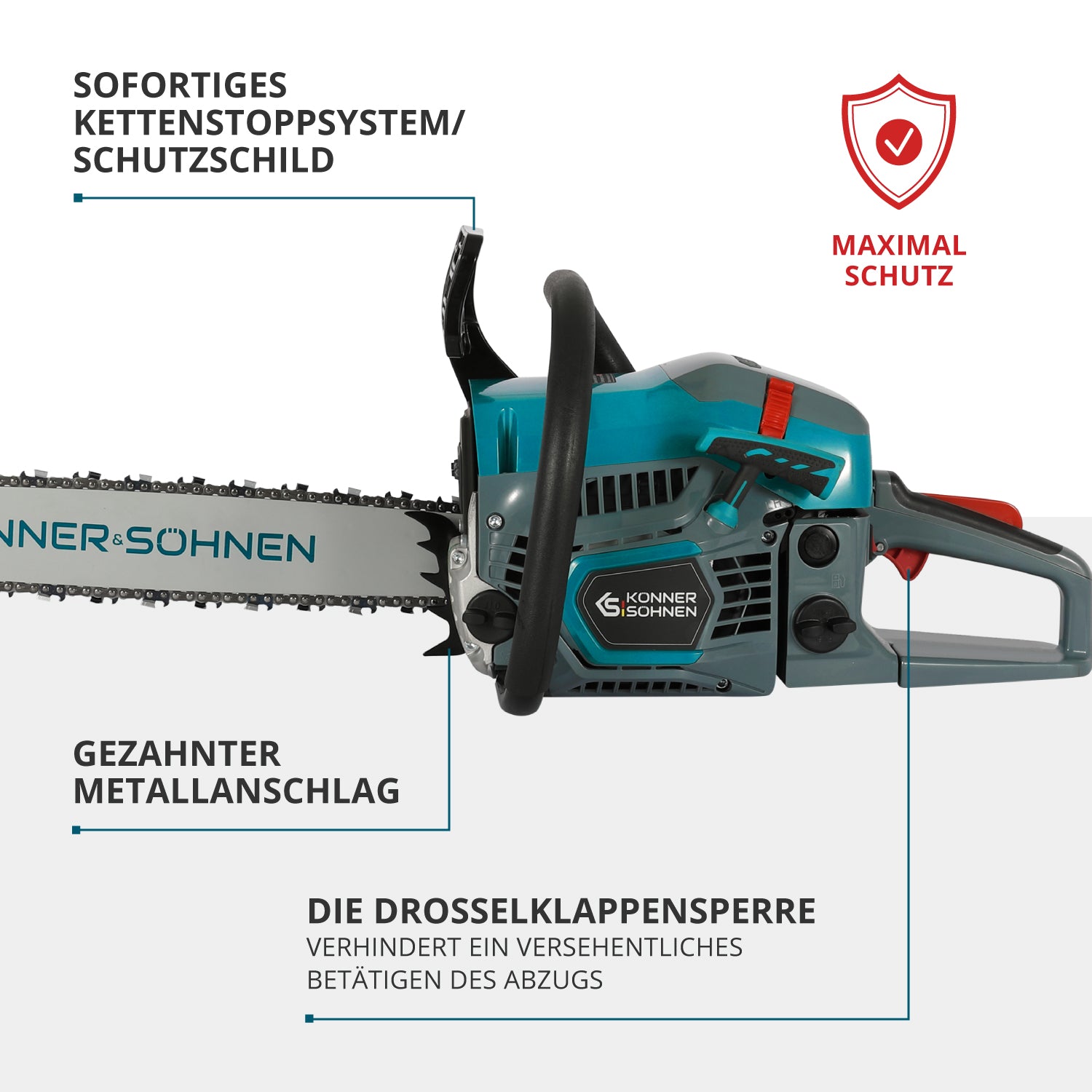 Benzin-Kettensäge KS CS31G-16