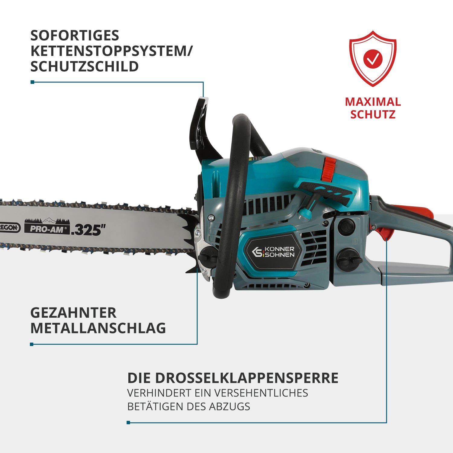 Benzin-Kettensäge KS CS31G-20-1