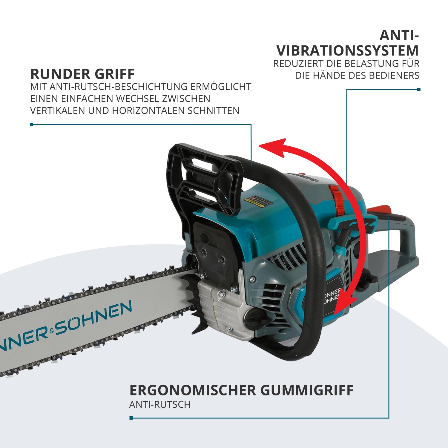 Benzin-Kettensäge KS CS31G-20