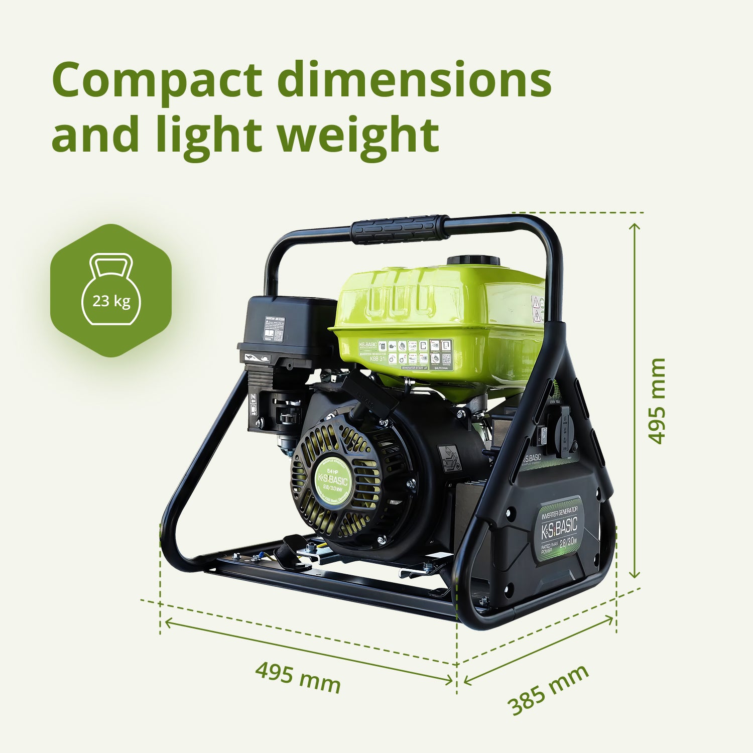 Inverter generator KSB 31i