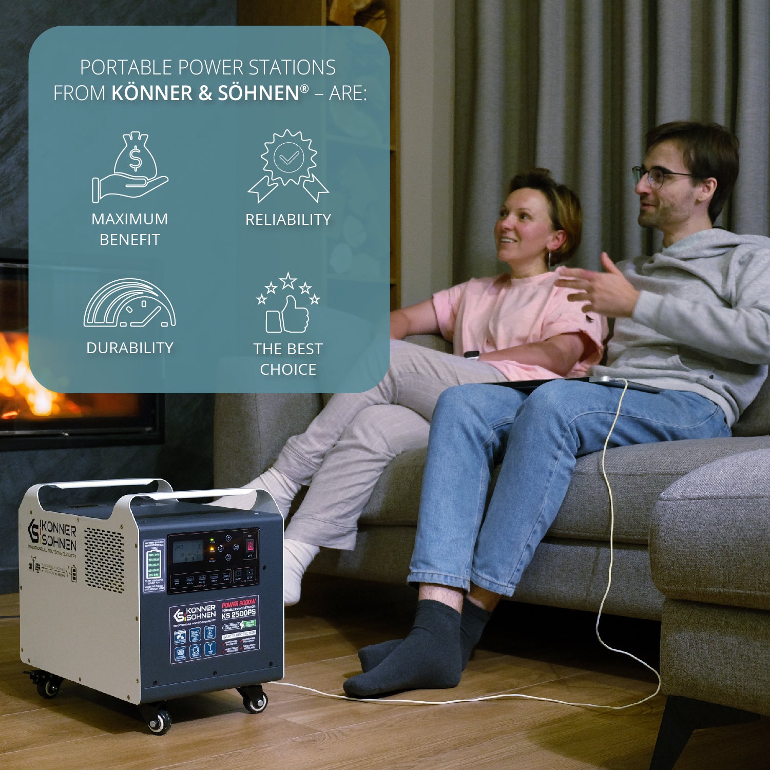 Krachtige krachtcentrale KS 2500PS