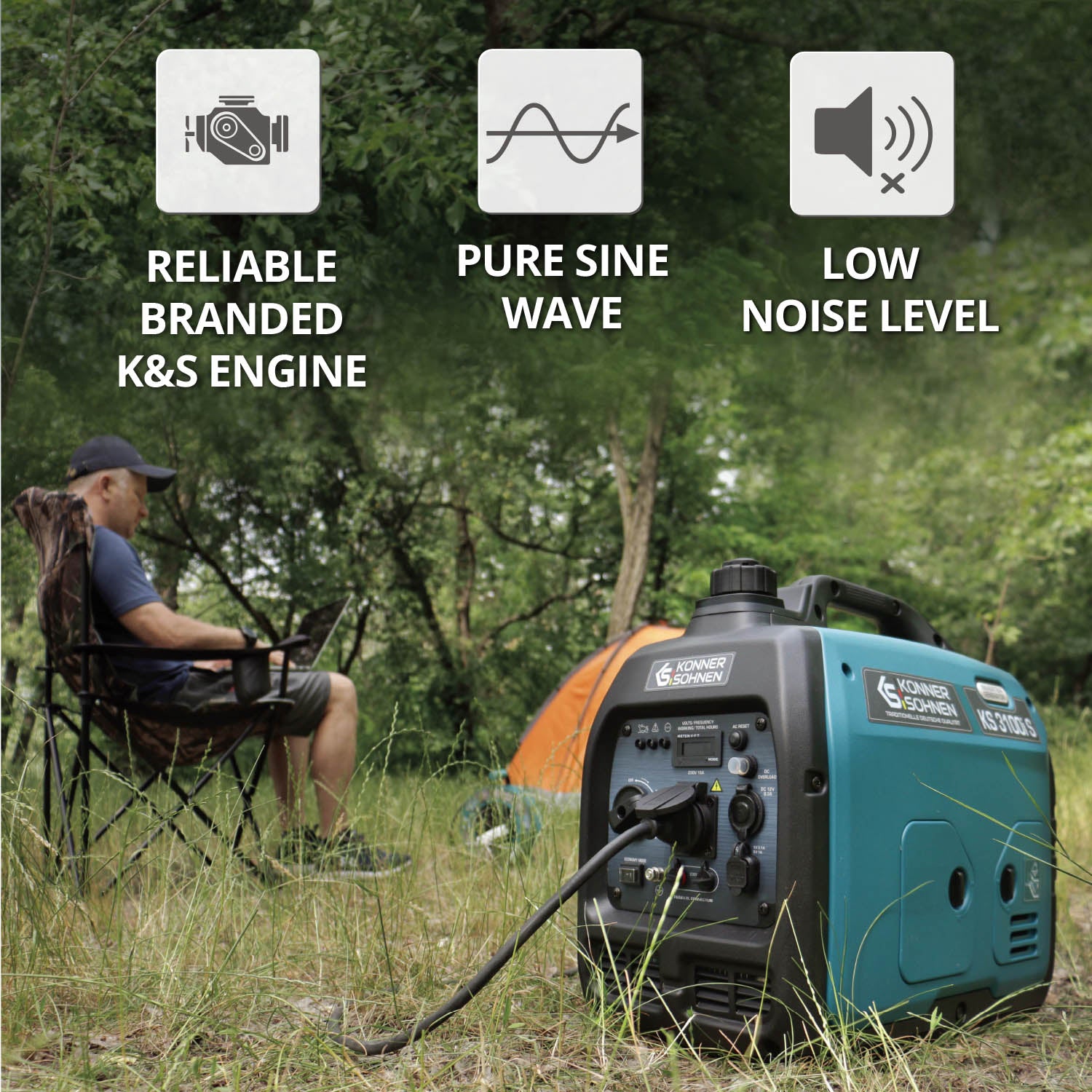 Inverteres generátor KS 3100i S