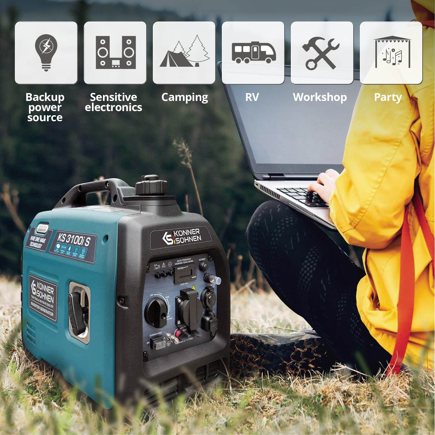 Inverteres generátor KS 3100i S