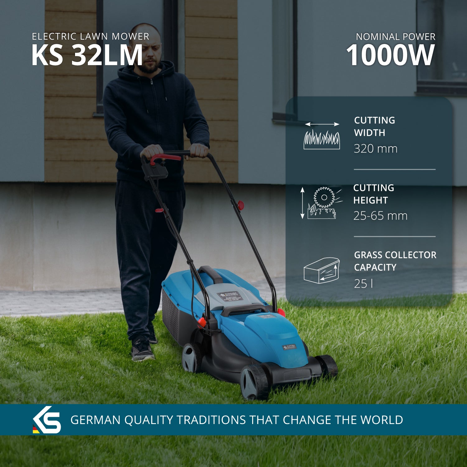 Elektrisk gräsklippare KS 32LM