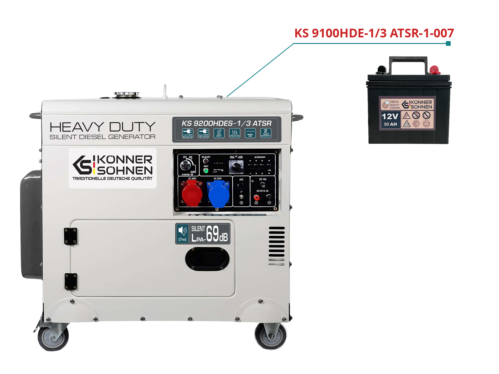 Bateria do generatorów diesla