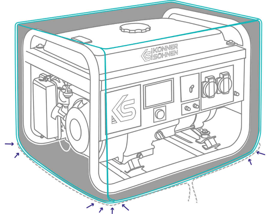 Generator-Abdeckung KS COVER 10