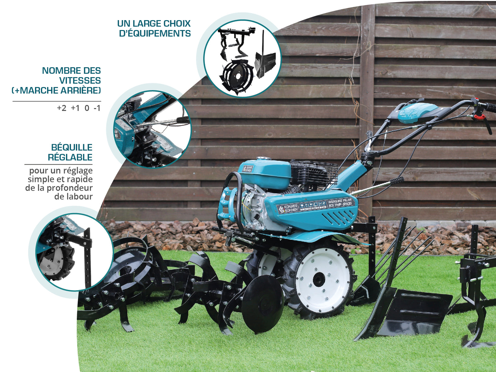 Мotoculteur à essence KS 7HP-950S