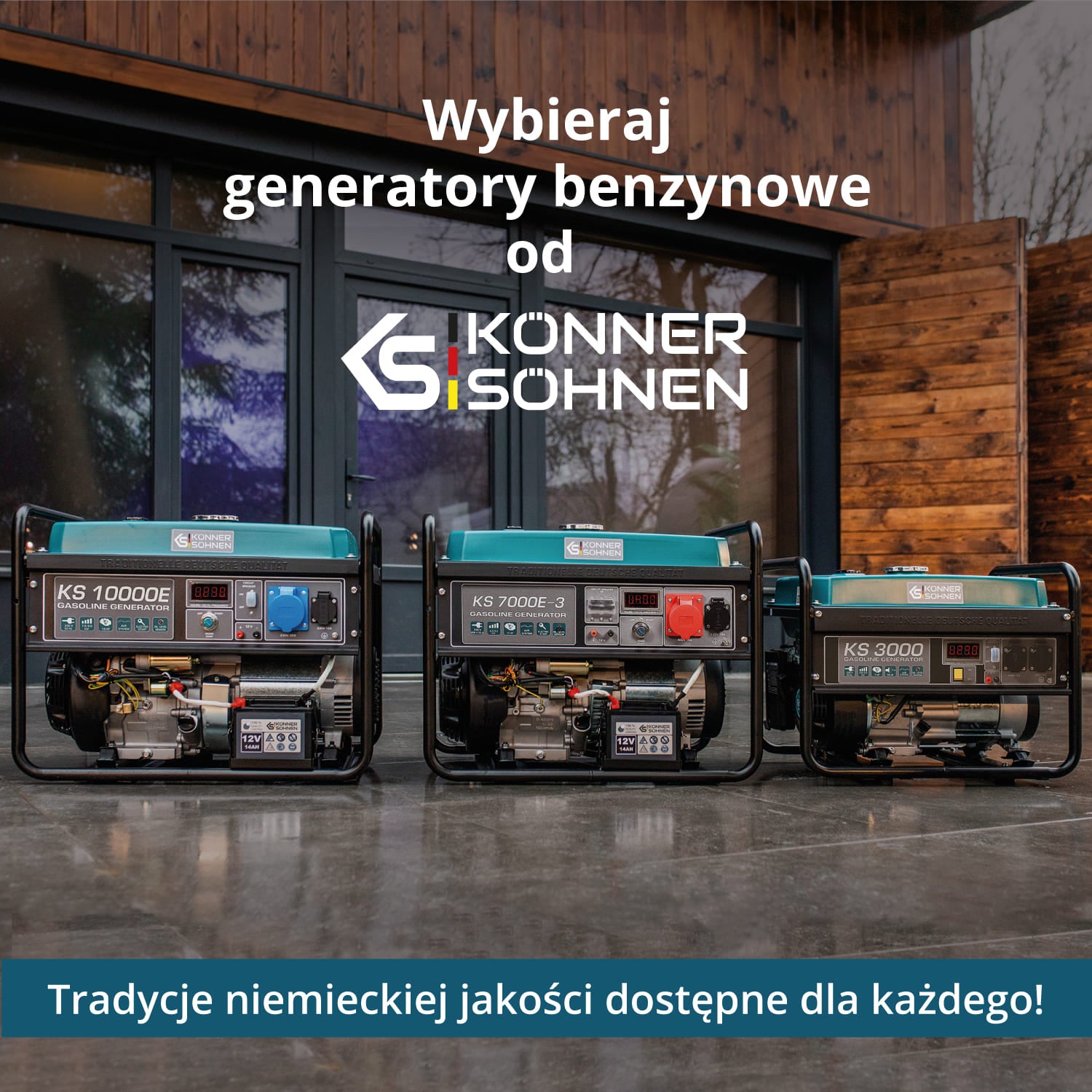 Generator benzynowy „Könner & Söhnen” KS 3000E