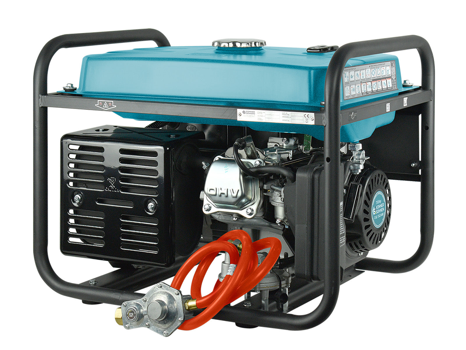 Generador híbrido de gasolina y gas "Könner & Söhnen" KS 3000G