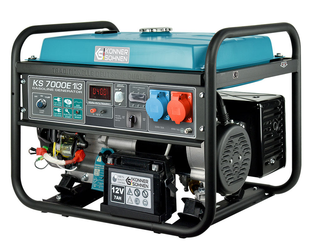 Generator benzynowy „Könner & Söhnen” KS 7000E 1/3