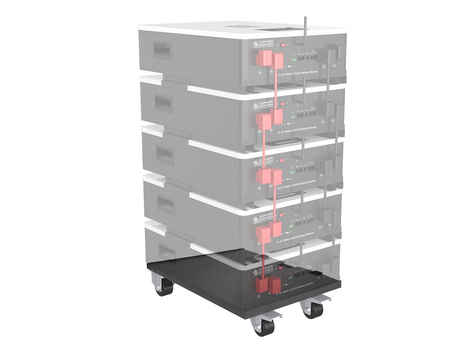Carrello per batterie al litio KS Trolley 48