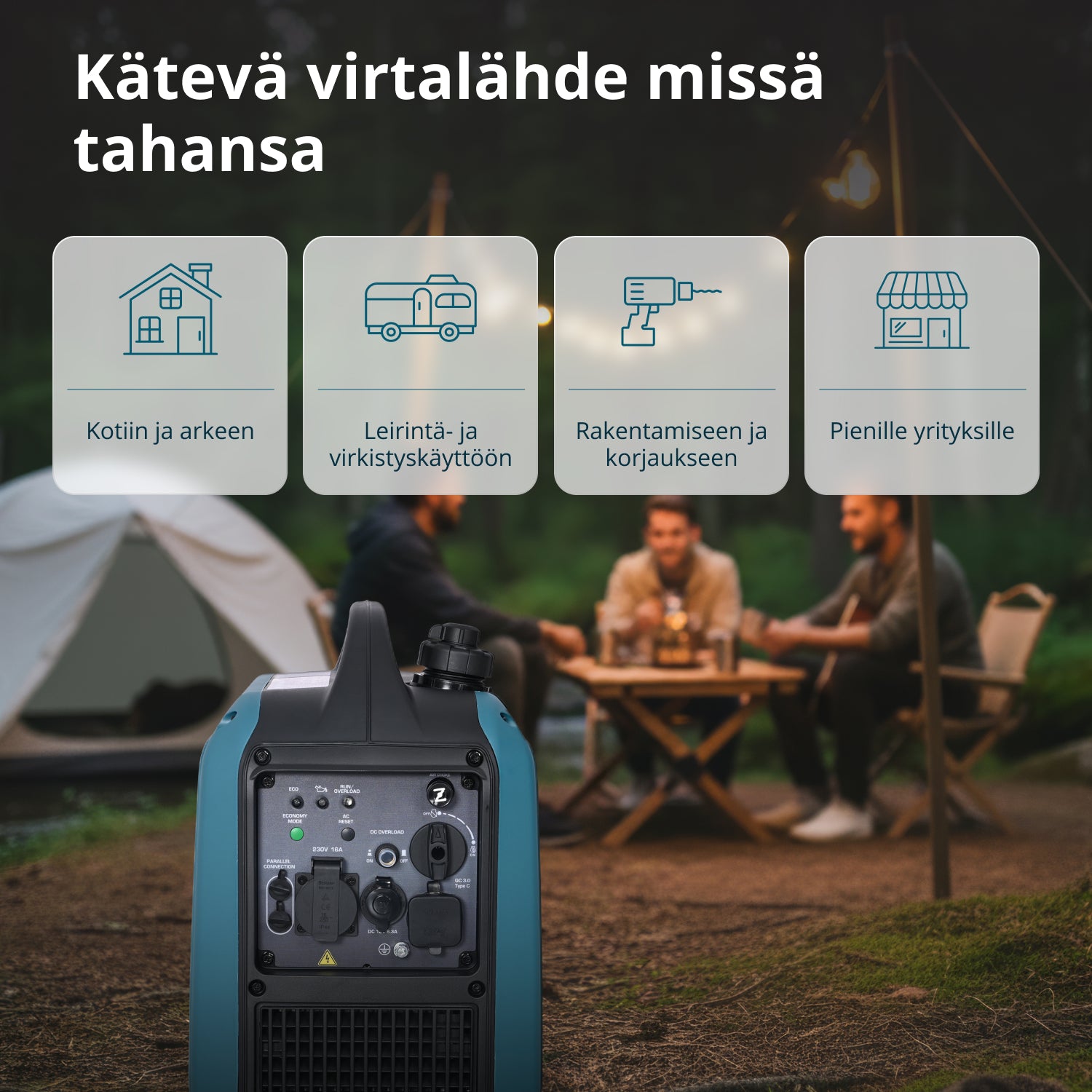 Invertterigeneraattori KS 1900i S