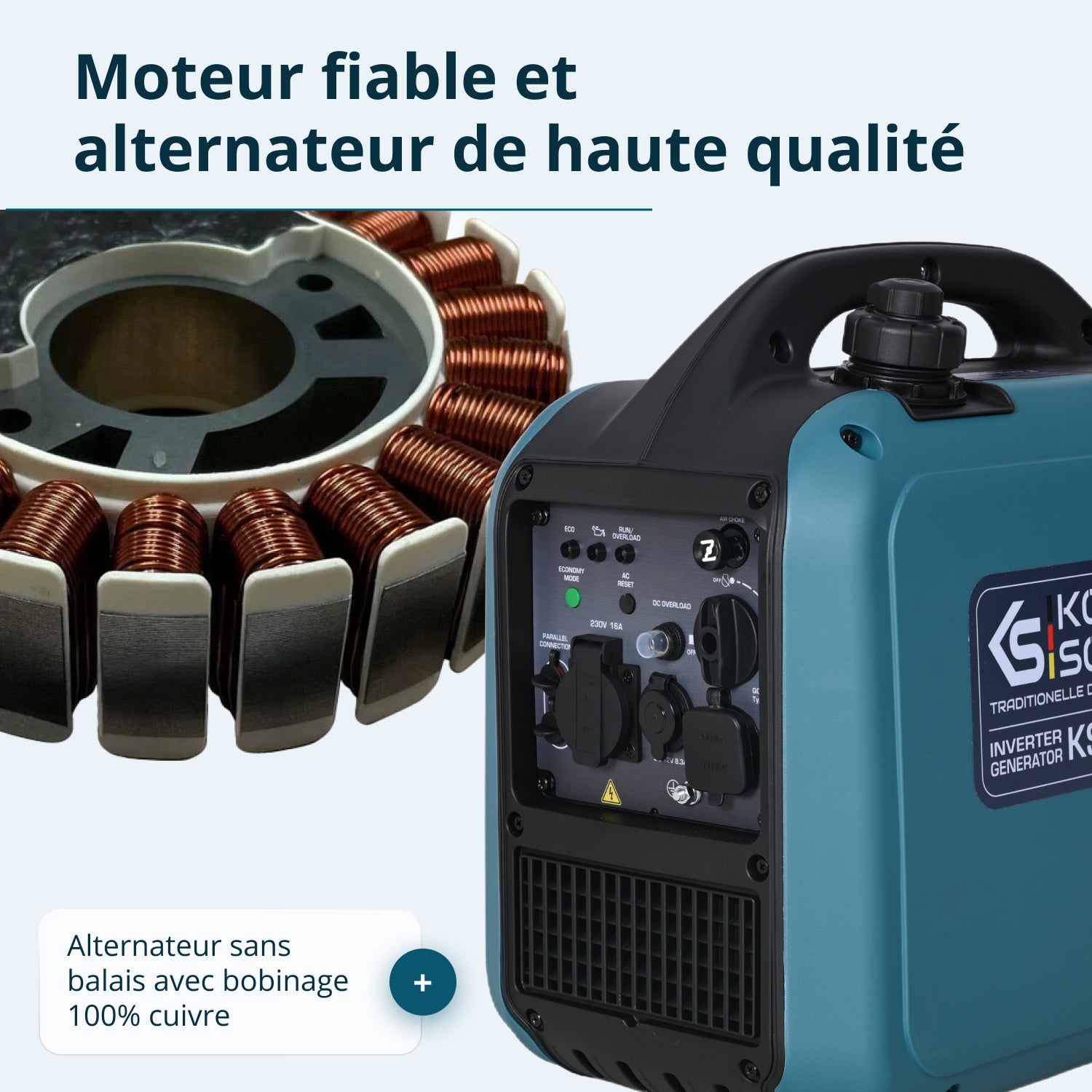 Groupe électrogène Inverter KS 1900i S