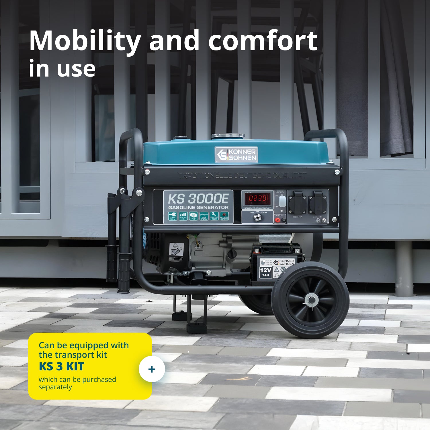 Gasoline generator "Könner & Söhnen" KS 3000E