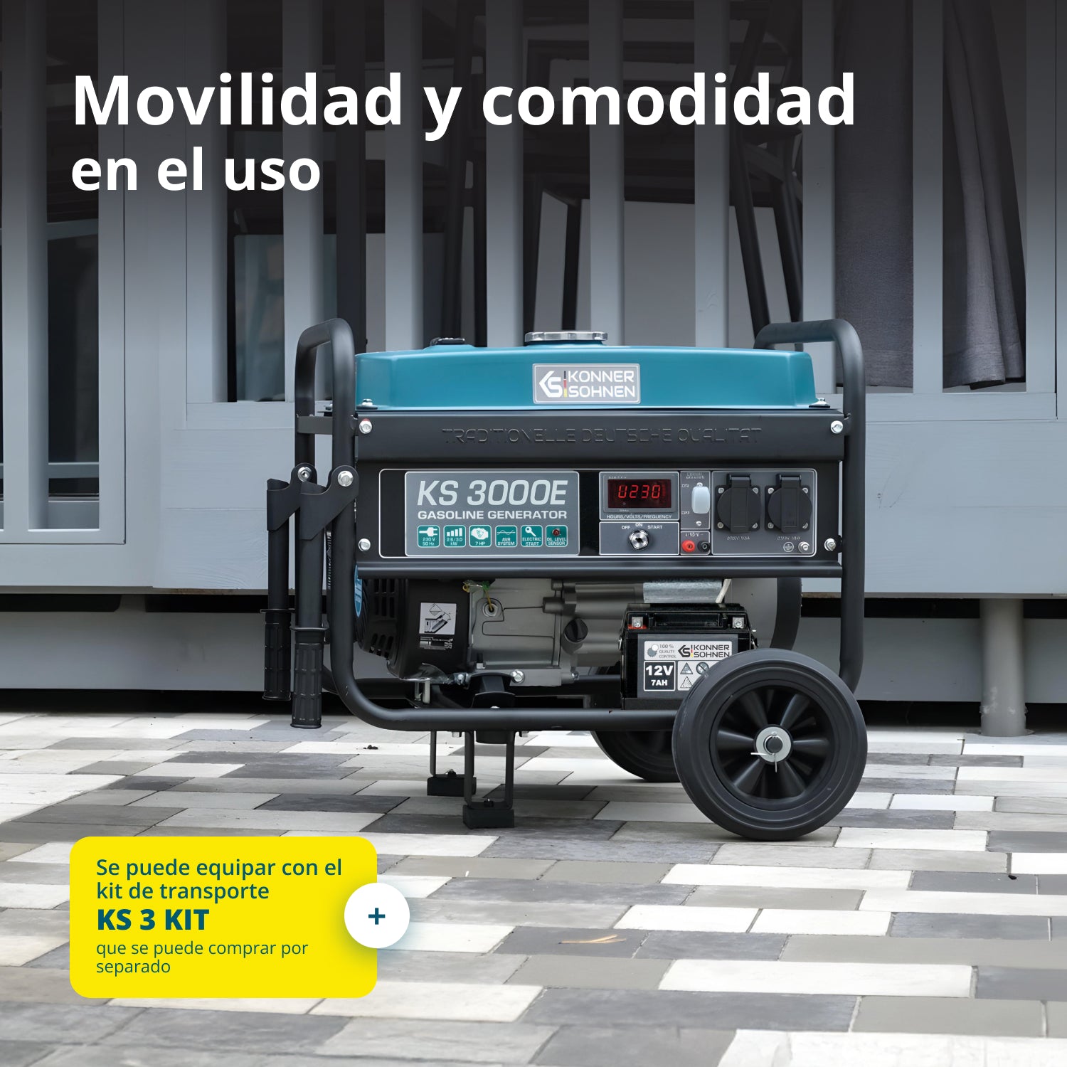 Generador de gasolina "Könner & Söhnen" KS 3000E