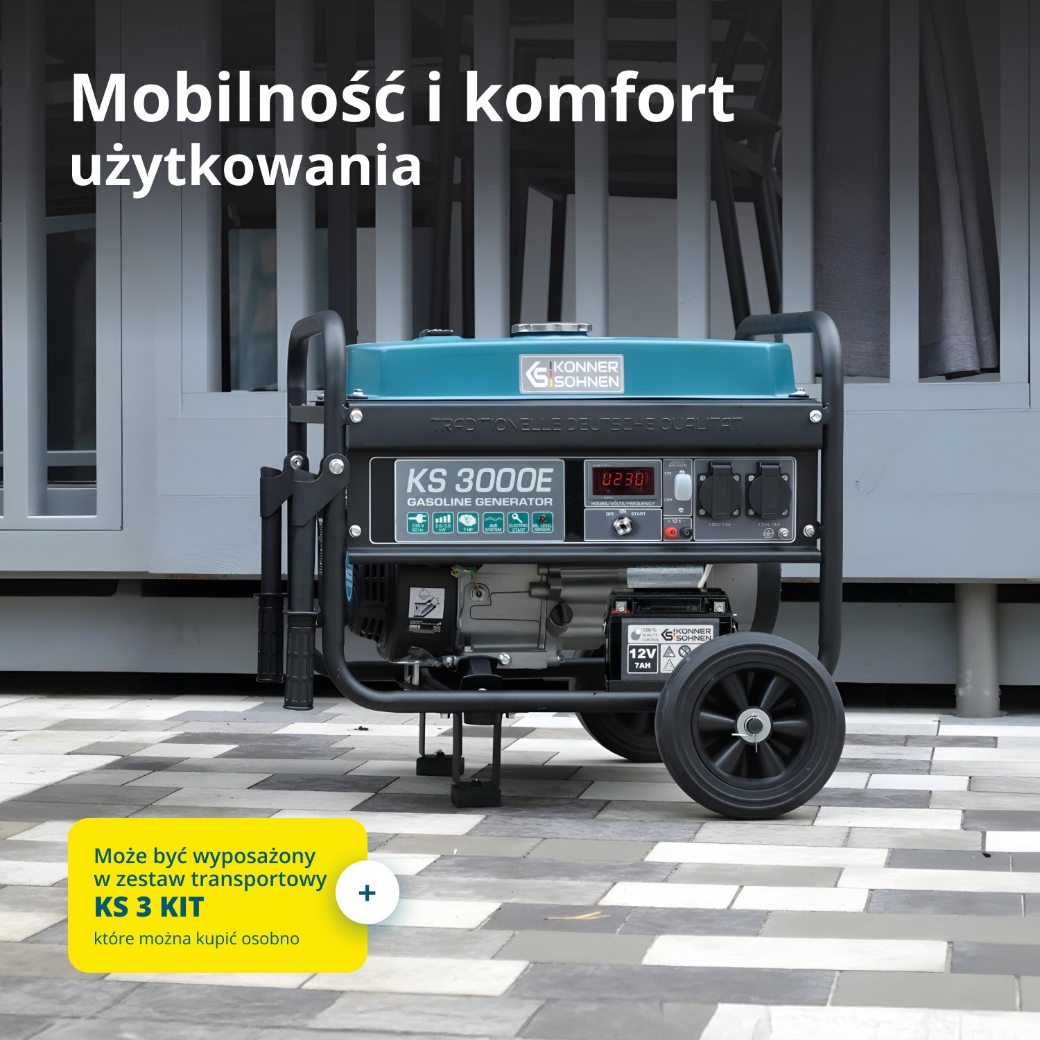 Generator benzynowy „Könner & Söhnen” KS 3000E