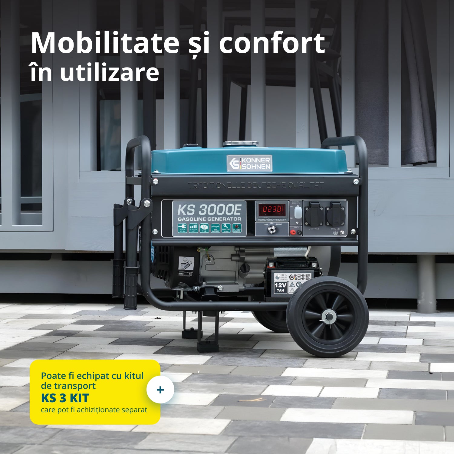 Generator pe benzină „Könner & Söhnen” KS 3000E