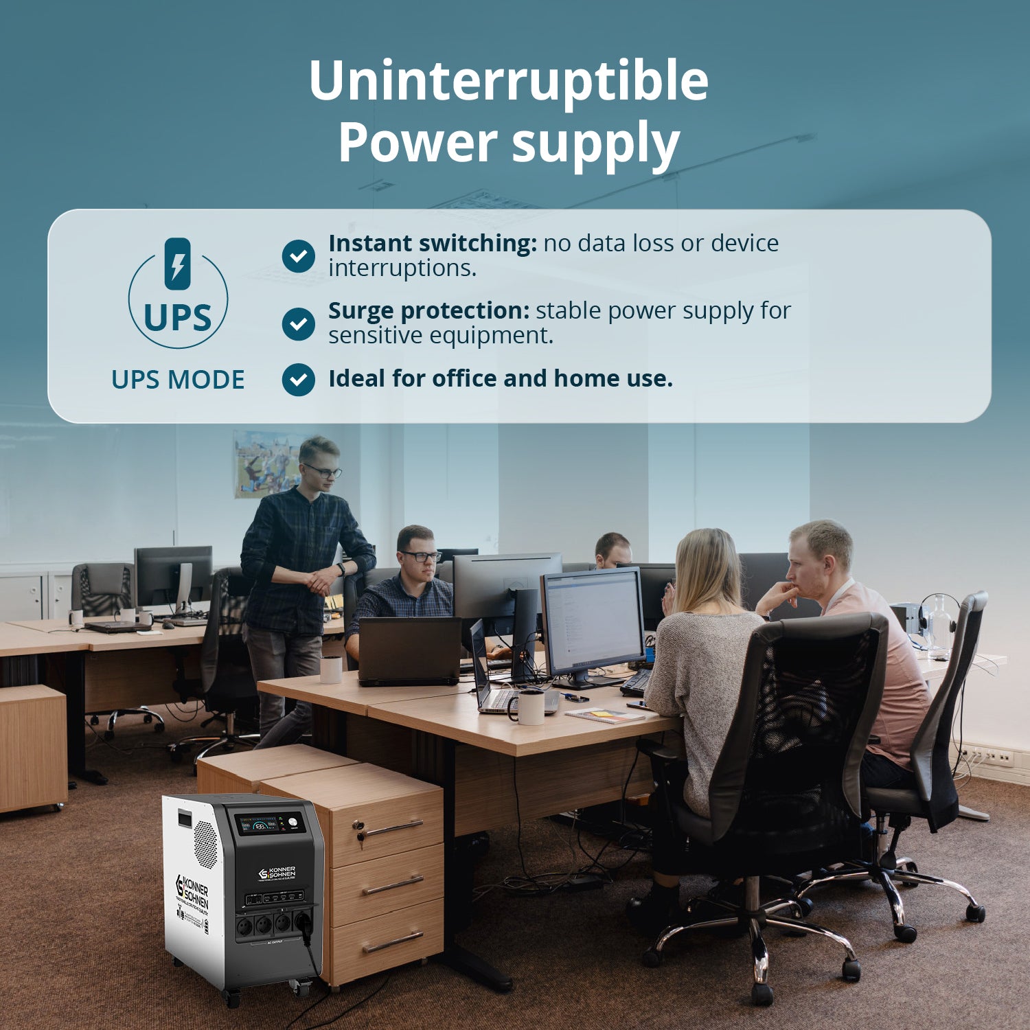 Bærbar strømstation KS 3000PS