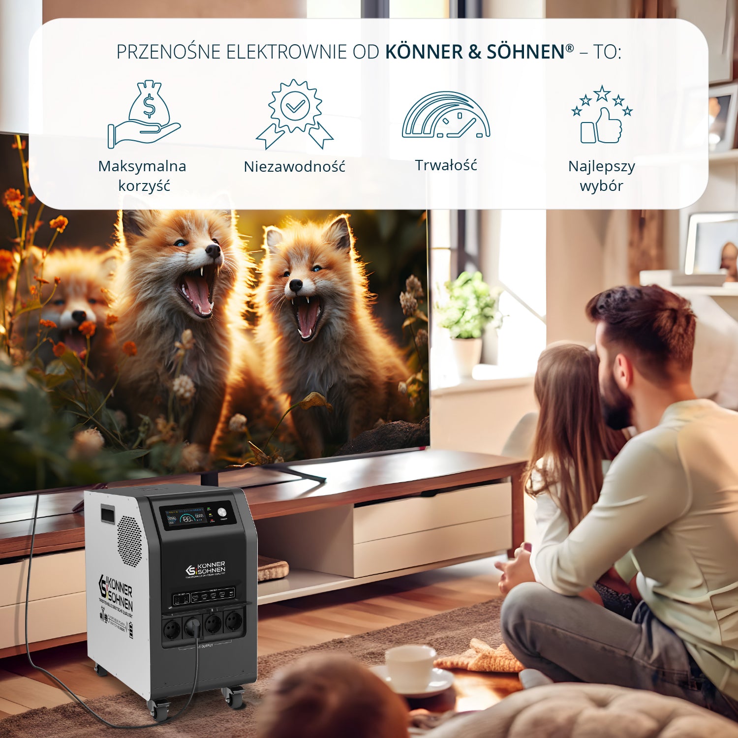 Przenośna stacja zasilania 3 w 1 KS 3000PS