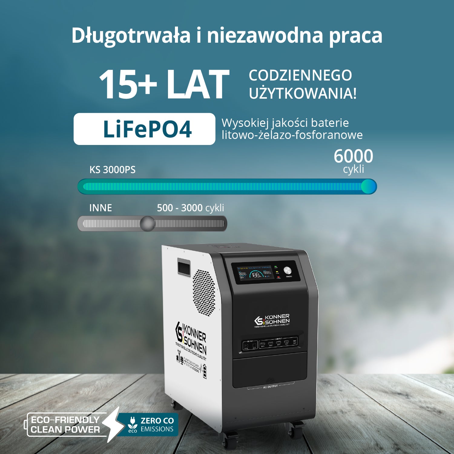 Przenośna stacja zasilania 3 w 1 KS 3000PS