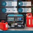 Generador híbrido de gasolina y gas "Könner & Söhnen" KS 7000E G thumbnail