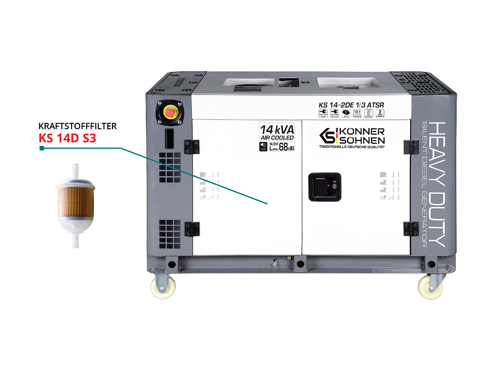 Filtr paliwa KS 14D S3