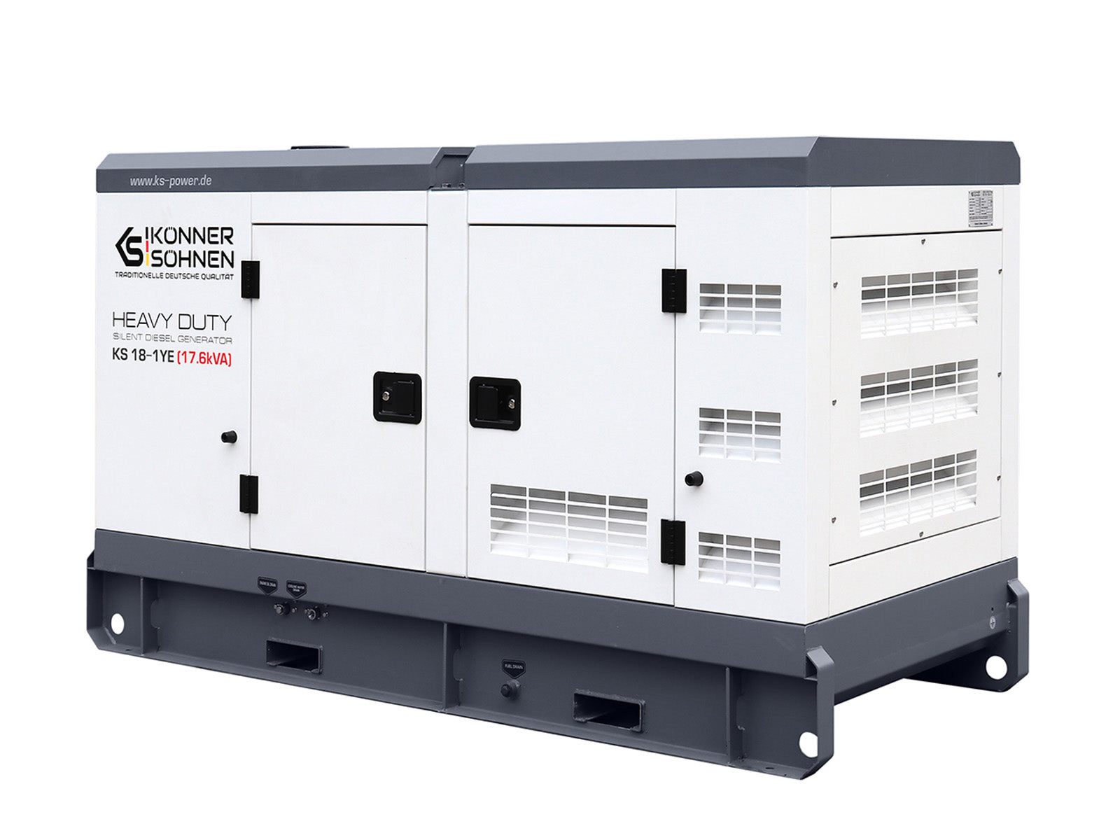 La centrale diesel monophasée KS 18-1YE