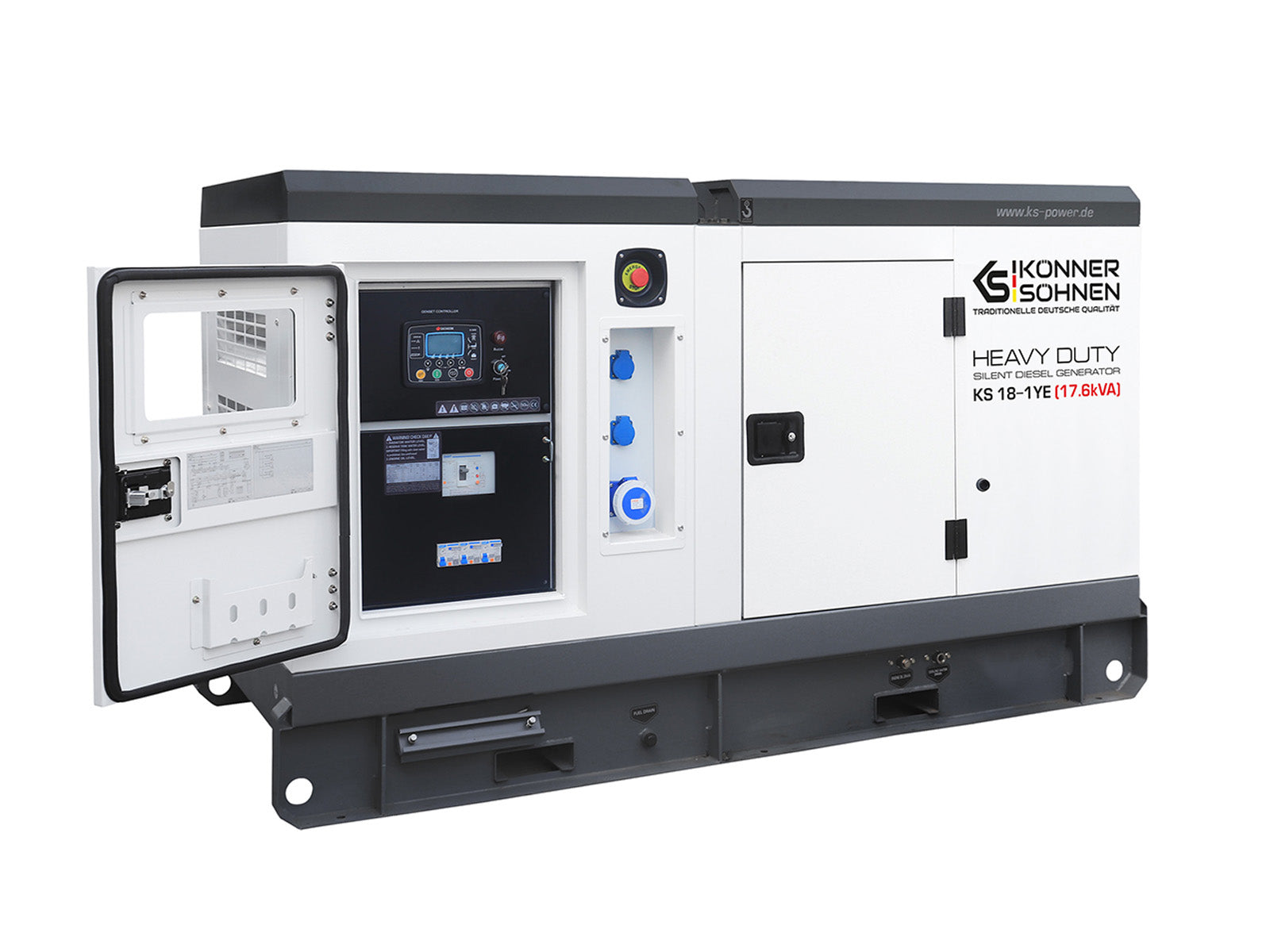 La centrale diesel monophasée KS 18-1YE