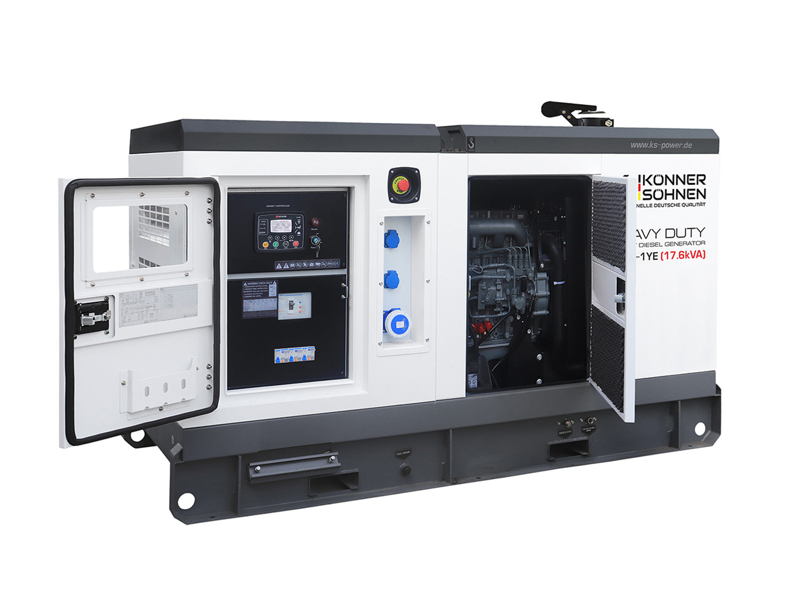 La centrale diesel monophasée KS 18-1YE