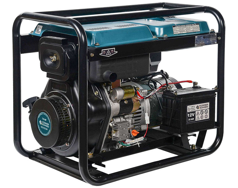 Gerador a diesel "Könner & Söhnen" KS 8100HDE (EURO V)