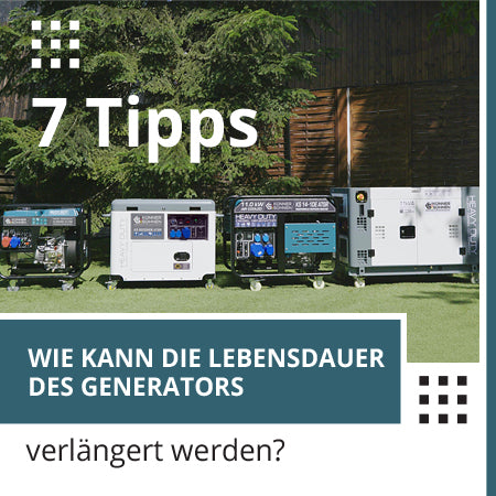 7 tips for extending generator service life