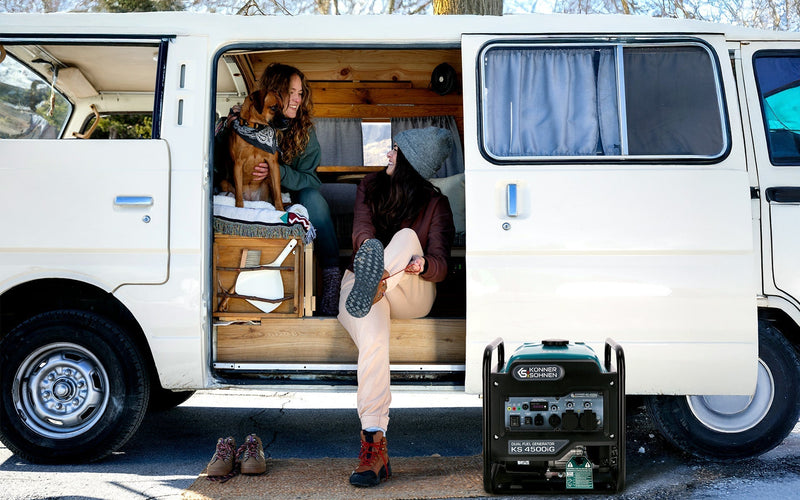 Neu von Könner & Söhnen — Inverter-Dualkraftstoffgenerator KS 4500iG