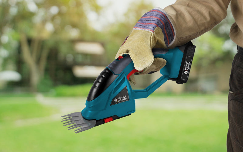 Neu für die Gartenpflege: Akku-Gartenscheren für Rasen und Hecken!