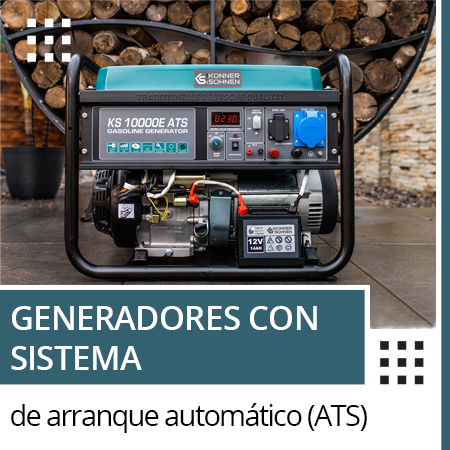 Generators with automatic start system (ATS)