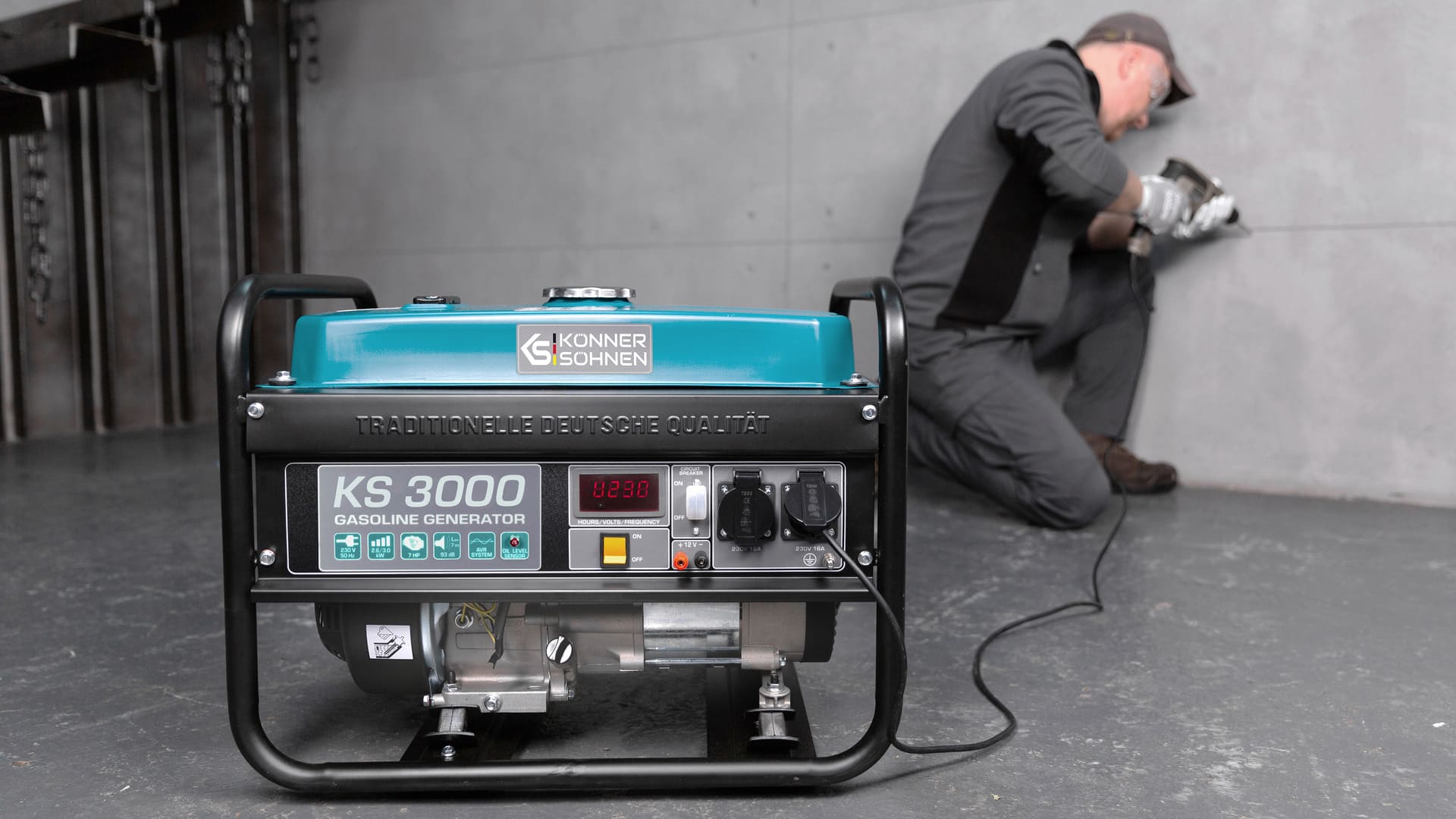 House supply with petrol generators KS 2900, KS 3000, KS 3900, KS 5000