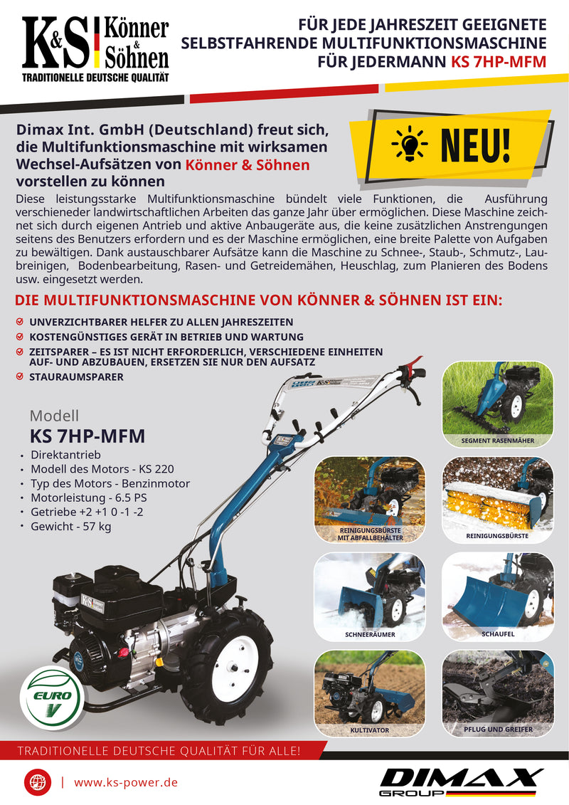 Multifunktionale Maschine KS 7HP-MFM