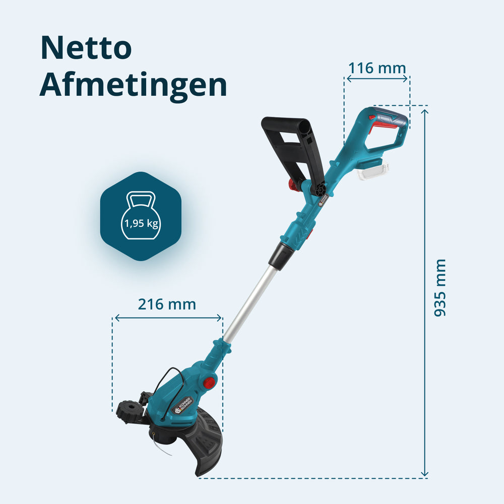 Snoerloze trimmer KS GT-20V