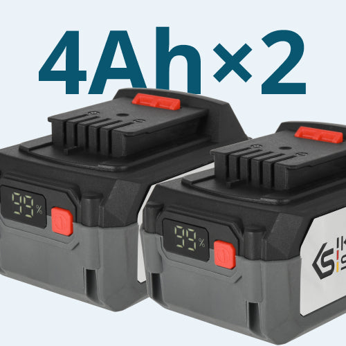 Capacità 4 Ah ×2